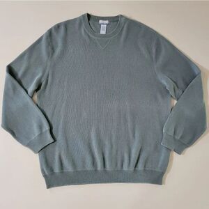 Breakwater Men's Green Long Sleeve Crewneck Pullover Shirt